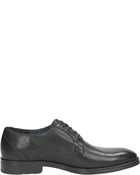 schwarze Leder Derby Schuhe von Mercedes