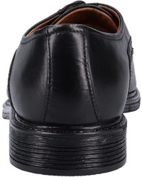 schwarze Leder Derby Schuhe von Mercedes