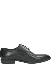 schwarze Leder Derby Schuhe von Mercedes