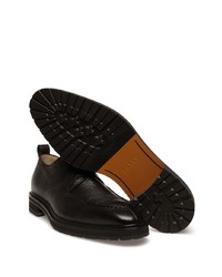 schwarze Leder Derby Schuhe von Bally