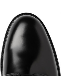 schwarze Leder Derby Schuhe von WANT Les Essentiels