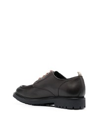 schwarze Leder Derby Schuhe von Manuel Ritz