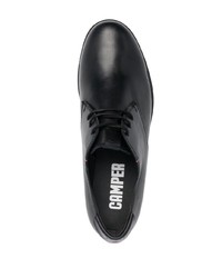 schwarze Leder Derby Schuhe von Camper