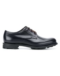 schwarze Leder Derby Schuhe von Church's