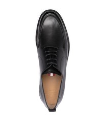 schwarze Leder Derby Schuhe von Bally