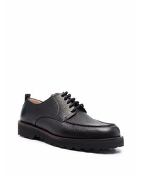 schwarze Leder Derby Schuhe von Bally