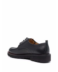 schwarze Leder Derby Schuhe von Bally