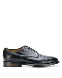 schwarze Leder Derby Schuhe von Officine Creative