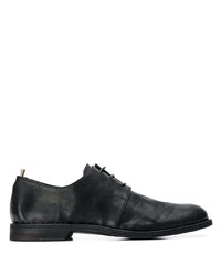 schwarze Leder Derby Schuhe von Officine Creative