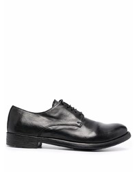 schwarze Leder Derby Schuhe von Officine Creative