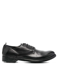 schwarze Leder Derby Schuhe von Officine Creative