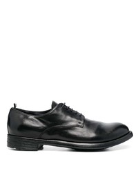 schwarze Leder Derby Schuhe von Officine Creative