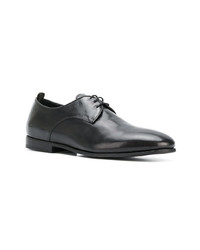 schwarze Leder Derby Schuhe von Officine Creative