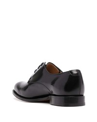 schwarze Leder Derby Schuhe von Church's