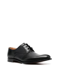 schwarze Leder Derby Schuhe von Church's