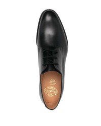 schwarze Leder Derby Schuhe von Church's