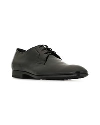 schwarze Leder Derby Schuhe von Tod's