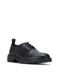schwarze Leder Derby Schuhe von AllSaints