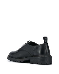 schwarze Leder Derby Schuhe von AllSaints