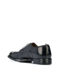 schwarze Leder Derby Schuhe von Officine Creative