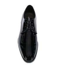 schwarze Leder Derby Schuhe von Tagliatore