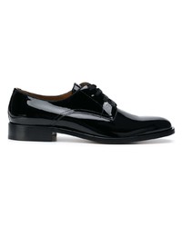 schwarze Leder Derby Schuhe von Givenchy