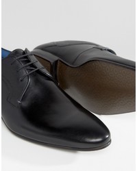 schwarze Leder Derby Schuhe von Ted Baker