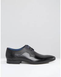 schwarze Leder Derby Schuhe von Ted Baker