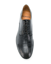 schwarze Leder Derby Schuhe von Premiata