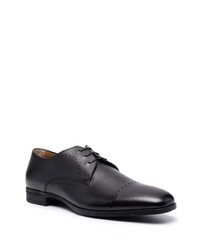 schwarze Leder Derby Schuhe von BOSS