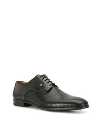 schwarze Leder Derby Schuhe von Stemar