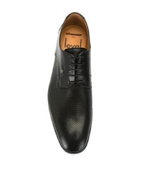 schwarze Leder Derby Schuhe von Stemar