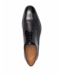 schwarze Leder Derby Schuhe von Corneliani