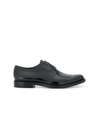 schwarze Leder Derby Schuhe von Pierre Balmain