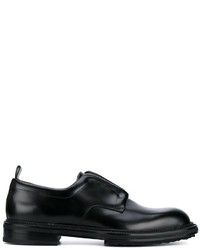 schwarze Leder Derby Schuhe von Pierre Hardy