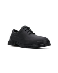 schwarze Leder Derby Schuhe von Camper