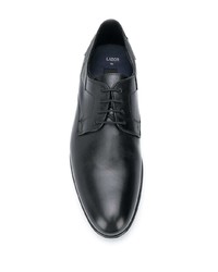 schwarze Leder Derby Schuhe von Lloyd