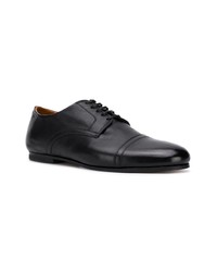 schwarze Leder Derby Schuhe von Bally