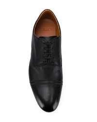 schwarze Leder Derby Schuhe von Bally