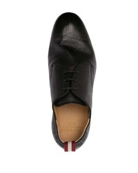 schwarze Leder Derby Schuhe von Bally