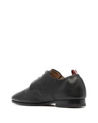 schwarze Leder Derby Schuhe von Bally