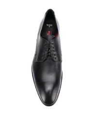 schwarze Leder Derby Schuhe von Lloyd