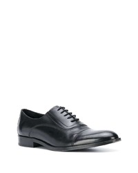 schwarze Leder Derby Schuhe von Karl Lagerfeld