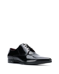 schwarze Leder Derby Schuhe von Dolce & Gabbana