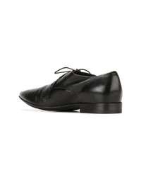 schwarze Leder Derby Schuhe von Marsèll