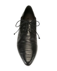 schwarze Leder Derby Schuhe von Marsèll