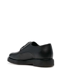 schwarze Leder Derby Schuhe von Closed