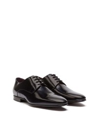 schwarze Leder Derby Schuhe von Dolce & Gabbana