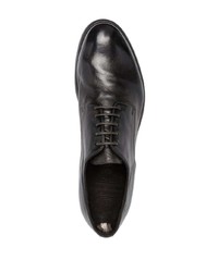 schwarze Leder Derby Schuhe von Officine Creative