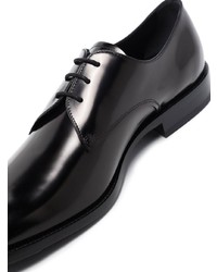 schwarze Leder Derby Schuhe von Tod's